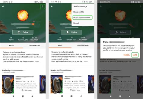 Wattpad safety and privacy settings .